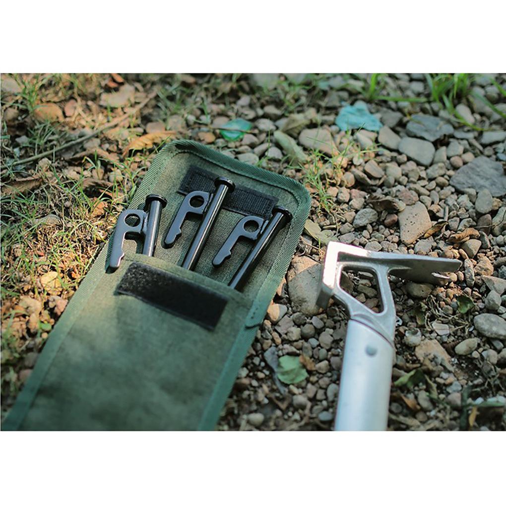 Pack of 5 Tent Pegs Ground Nails Portable Fishing Beach Camping Picnic Awning Canopy Stakes Windproof Accessories