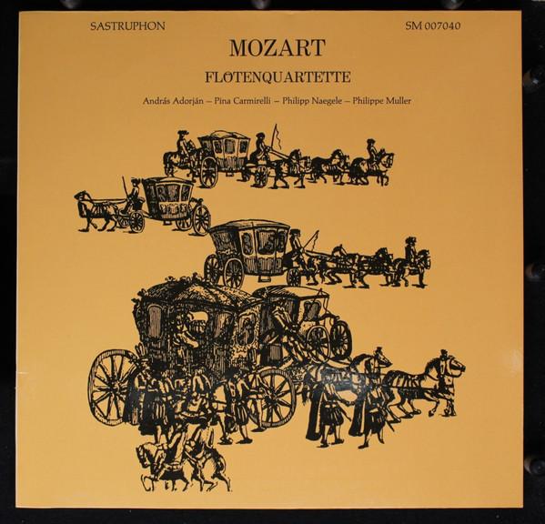 

LP Record ANDRÁS ADORJÁN, PINA CARMIRELLI, PH - Mozart, 4 Flötenquartette SM007040 Sastruphon Germany Classical Used