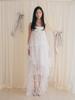 Ganiesong Bridal Wave To Moon Dress_White