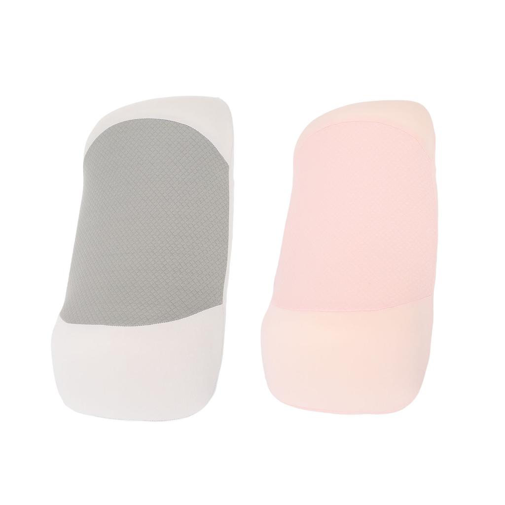 Oreiller de Soutien Lombaire pour Dormir Ergonomique Mousse à Mémoire Housse Amovible Oreiller pour le Bas du Dos pour Lit