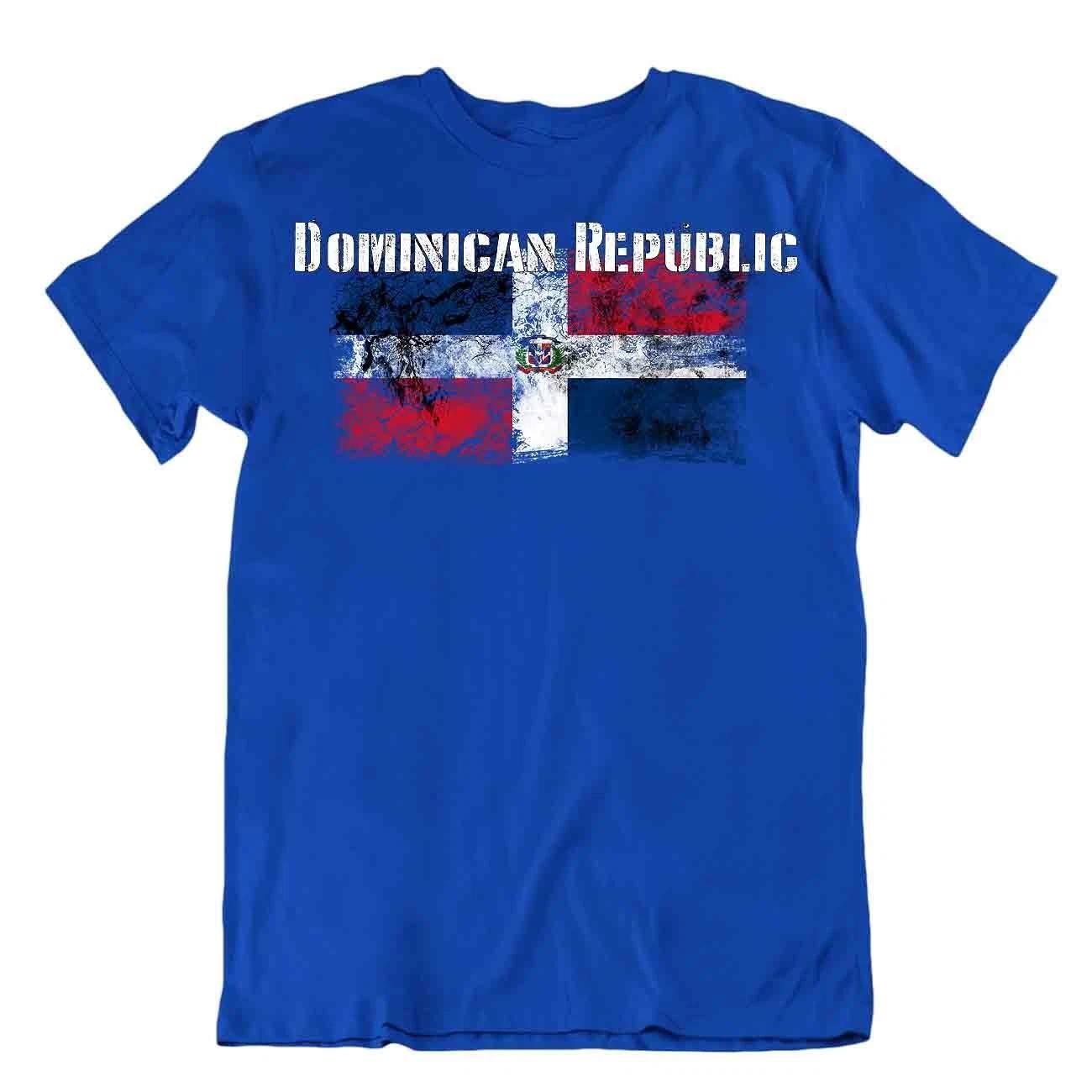 Dominican Republic flag Tshirt T-shirt Tee top city map liberty salvation heroes 2XL