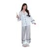 Premium Daughter Style Pajamas Women's Spring and Autumn Summer New Classic Striped Bow Long-sleeved Thin Cardigan Loungewear