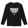 Power Trip Death Metal Band Print T-Shirt 2019 Tour Design vintage gewaschen bequem dehnbar stilvoll grafisch leicht homme