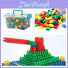 Premium Plastic Building Blocks Rocket Bullet Head Small Particle Assemble Toy For Children 3-9 Years
