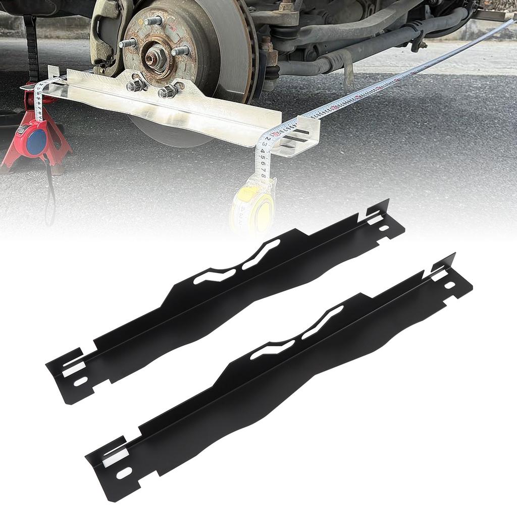 Toe Alignment Tool Plates Stainless Steel Accurate Wheel Alignment Msurements Wheel Alignment Tool with Hanging Holes for Car Truck SUV Vehicle