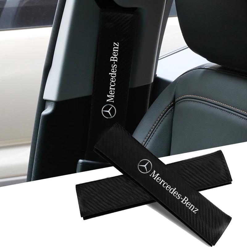 Car Seat Belt Shoulder Cover Pad Decompression Comfort For Mercedes benz E GLK CLS A W204 W213 W221 ML ABR Apple Tree Accessorie PJ0