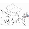 Mercedes-Benz GLA W156 Hood Hinge, Compatible Part Numbers: 1768800328, 1768800428