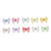 TX14 20Pcs/Lot 14x18mm New Exquisite Bowknot Transparent Spacer Beads DIY Pendants Necklace Bracelet Jewelry Trend Accessories