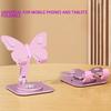 1Pc Stylish 360 ° Adjustable Butterfly Phone Holder - Rugged Foldable Holder - Suitable for Phones and Tablets