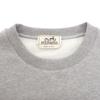 HERMES  H667780HA76SM S  Sweat Gray/gray Cotton Mens