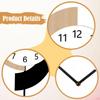 Wall Clock Decor Decorative Art for Study Room Household Bedroom Studio