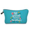Women Flower Print Cosmetic Bag Toiletries Organize Travel Storage Case 6778