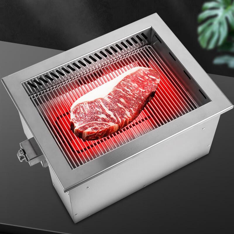 Commercial Square Electric BBQ Grill