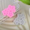 1Pc 3 Cavity Sakura Flower Shape Silicone Mold Sun Flower Fondant Chocolate Birthday Cake Decoration Baking Home Mold