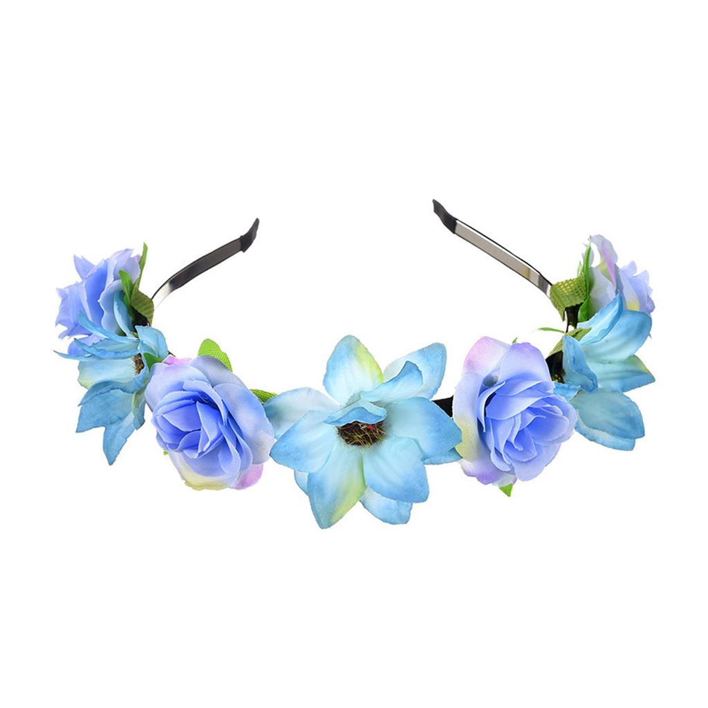 Sunflower Headband Flowers Hairhoop for Women and Girls Garland Hair Accessories for Photography Props Music Festival