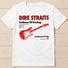 Dire Straits Musik Gitarre Rock Mode Stil Oberteil Lustiges Geschenk T-Shirt T-Shirt G2539