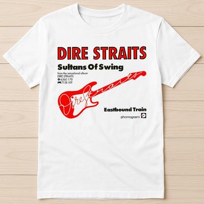 Dire Straits Music Guitar Rock Fashion Style Top Funny Gift Tee T Shirt G2539