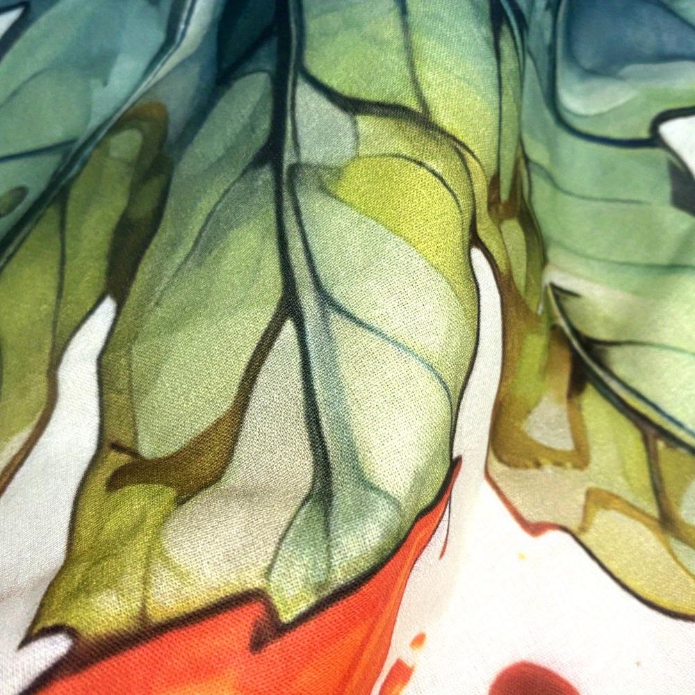 Comforter Fashion Maple Leaf Pattern Digital Printed Bedding Set Colorful Designed And S Light Beige Comfortable