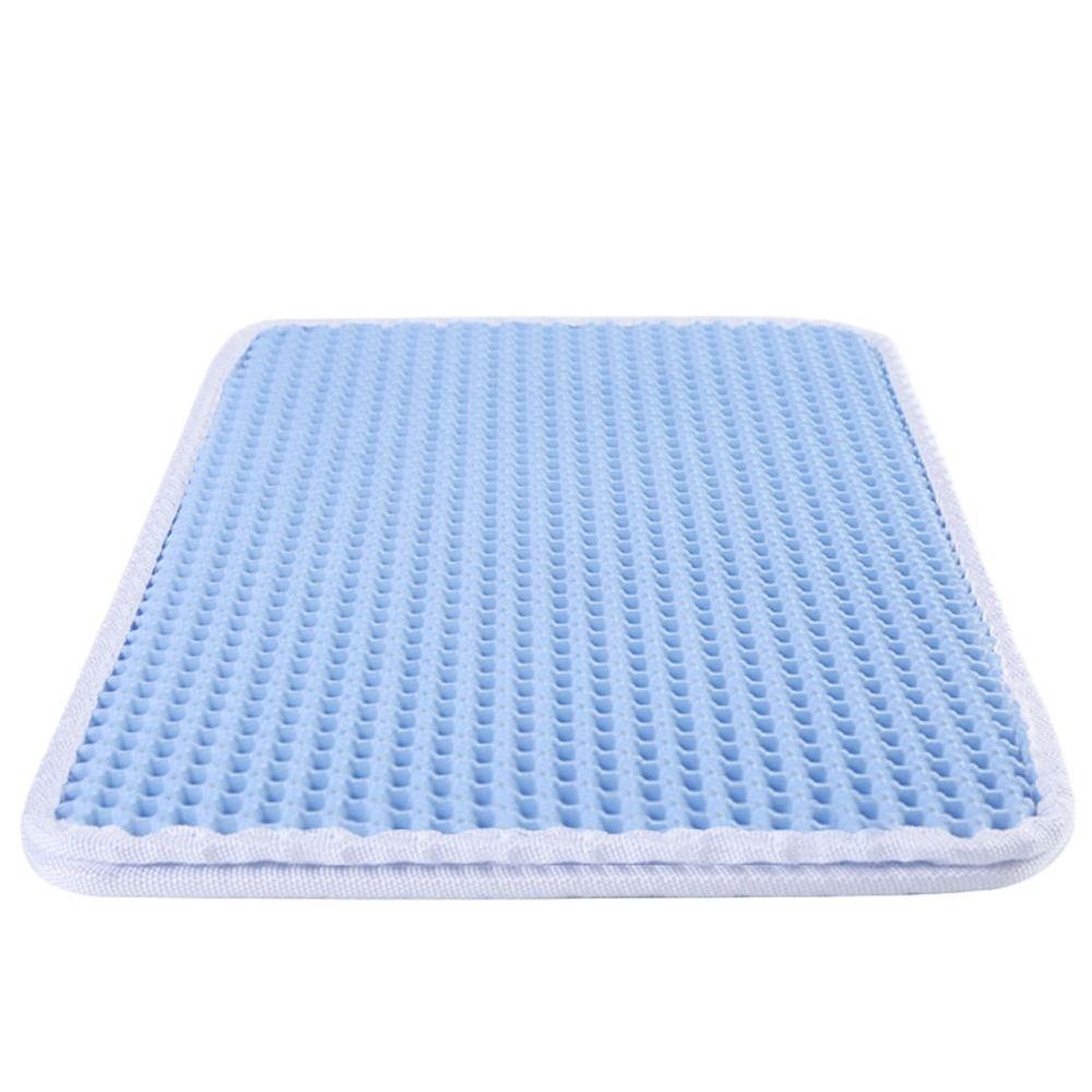 Anti-Slip Double Layer Cat Litter Mat Large Pet Cleaning Mat Durable Cat Scratch Pad  for Home