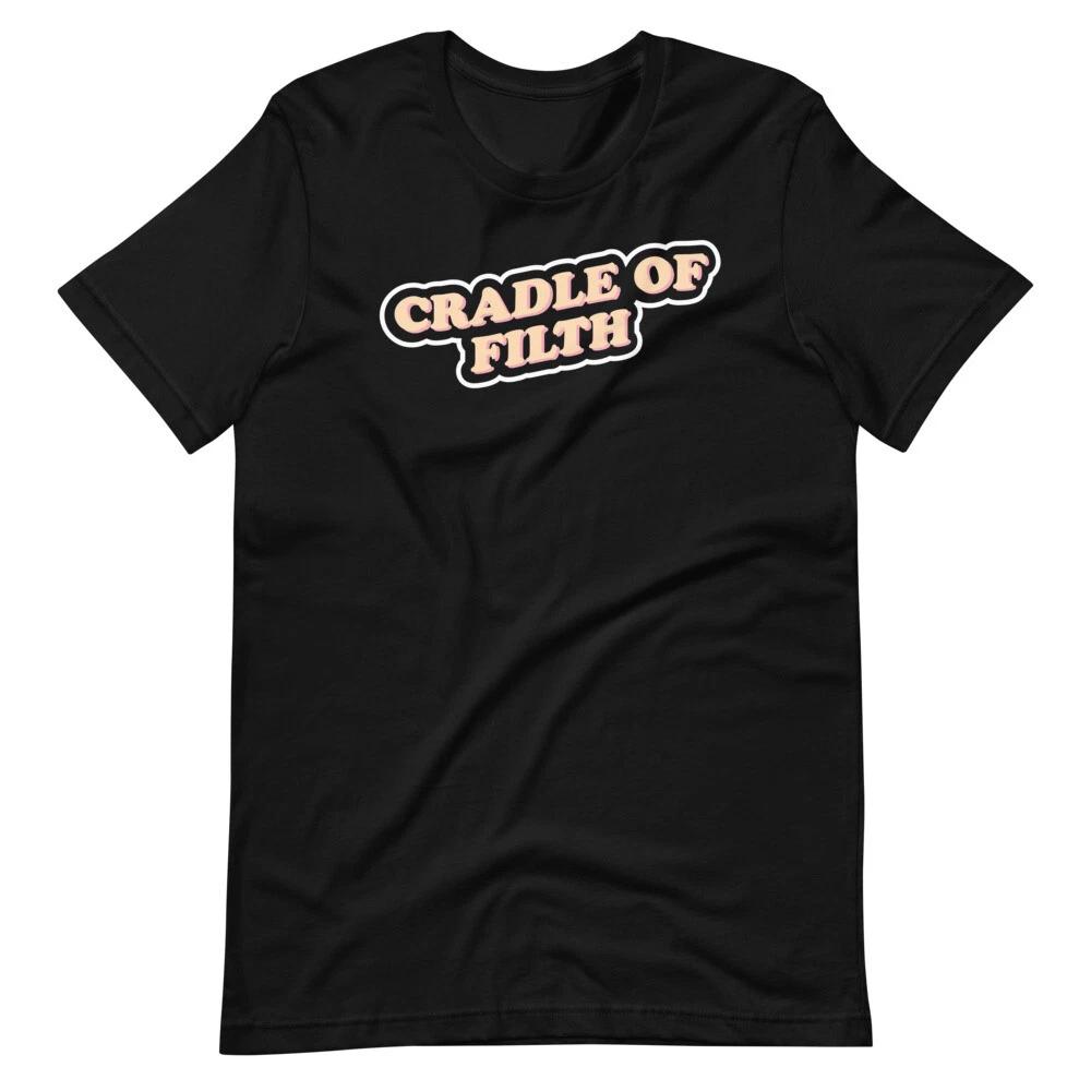 

CRADLE OF FILTH Band Black Tee Short-Sleeve Unisex 100% Cotton T-shirt Mens Tees Top 2XL