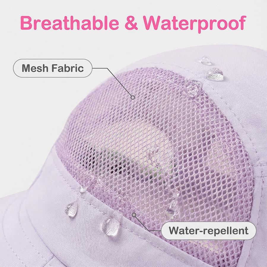 2026 My Little Pony Unicorn Kids' Wide-Brim Sun Hat - Summer Sun Protection for Girls