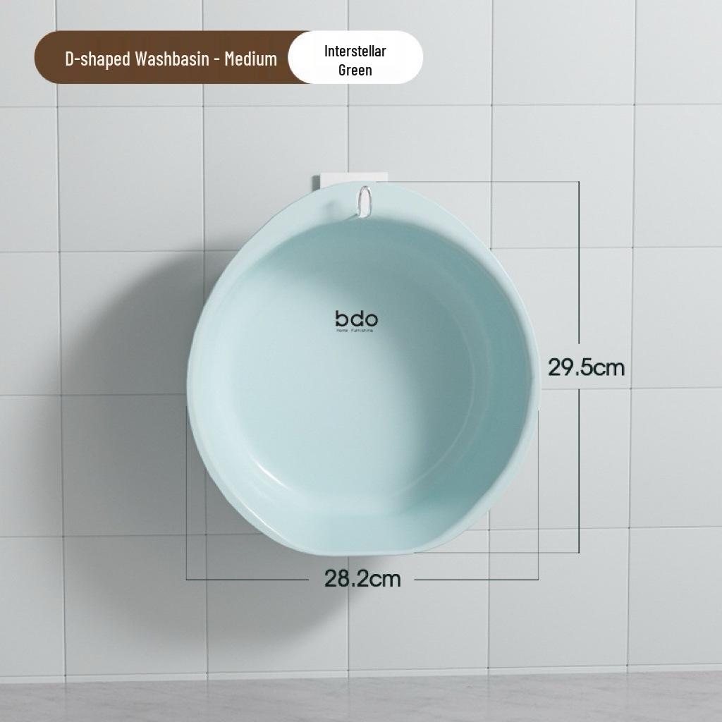 High-Temperature Resistant Wall-Mounted Washbasin for Laundry and Foot Washing