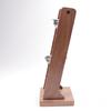 Wood Espresso Portafilter Holder with 3 Slots Universal Stand for 51/53/58mm Espresso Baskets Compact Countertop Organizer