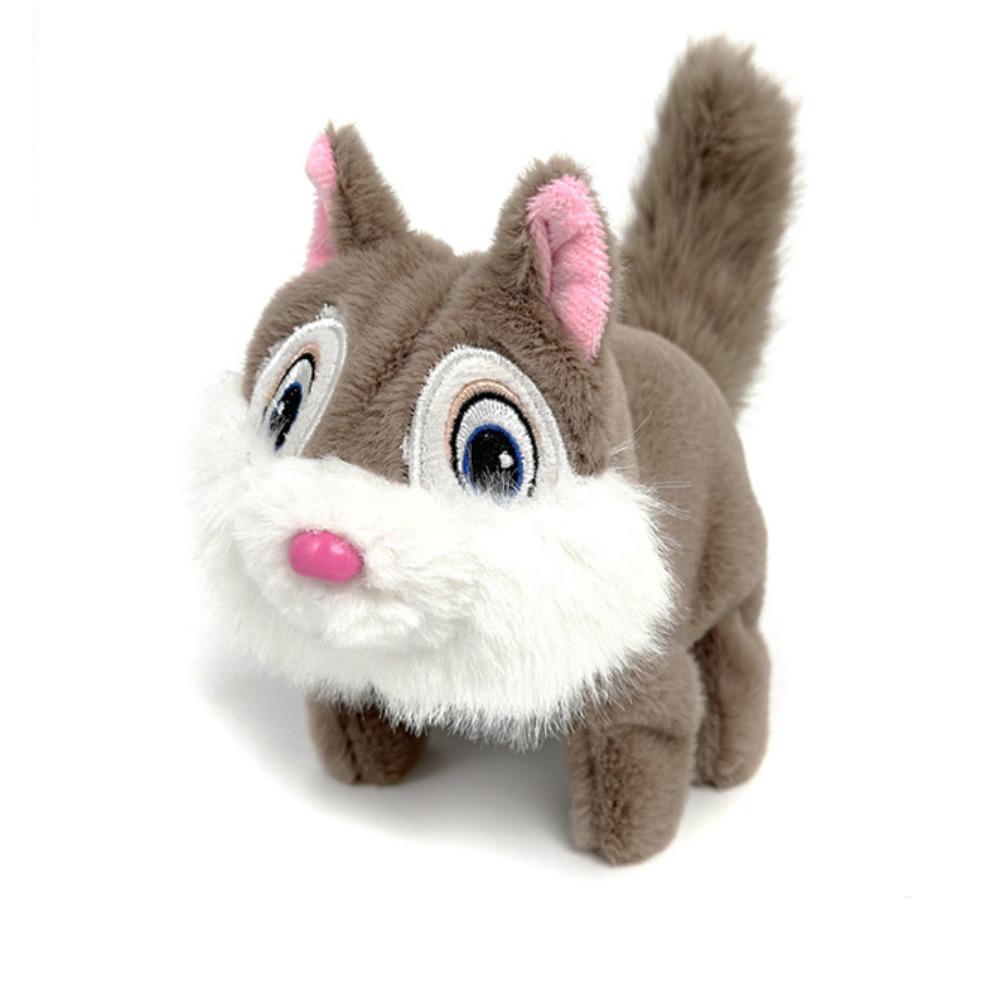 With Sounds Plush Electric Music Toy Electronic Animated Squirrel Walking Toy  Kids Baby