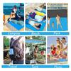 Wasserdichte Strandmatte, extra große Outdoor-Campingmatte, Decke, zusammenklappbar, sandfreie Taschenmatratze, tragbare, leichte Picknickmatte