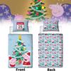 Peppa Pig Weihnachtliches Festdruck Bettwäscheset für Kinderzimmerdeko