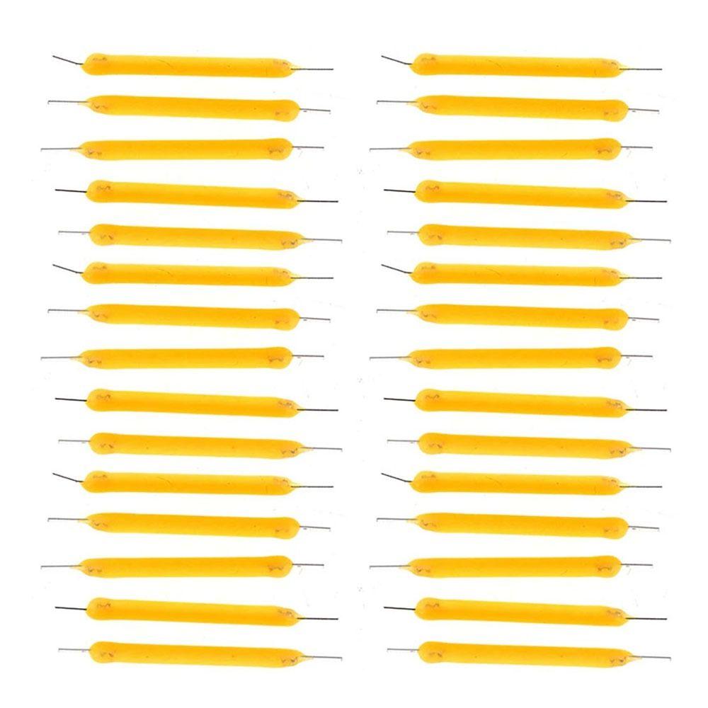 30Pcs Incandescent Light Accessories Bulb Lamp Parts DC3V LED Beads Durable COB LED Filament