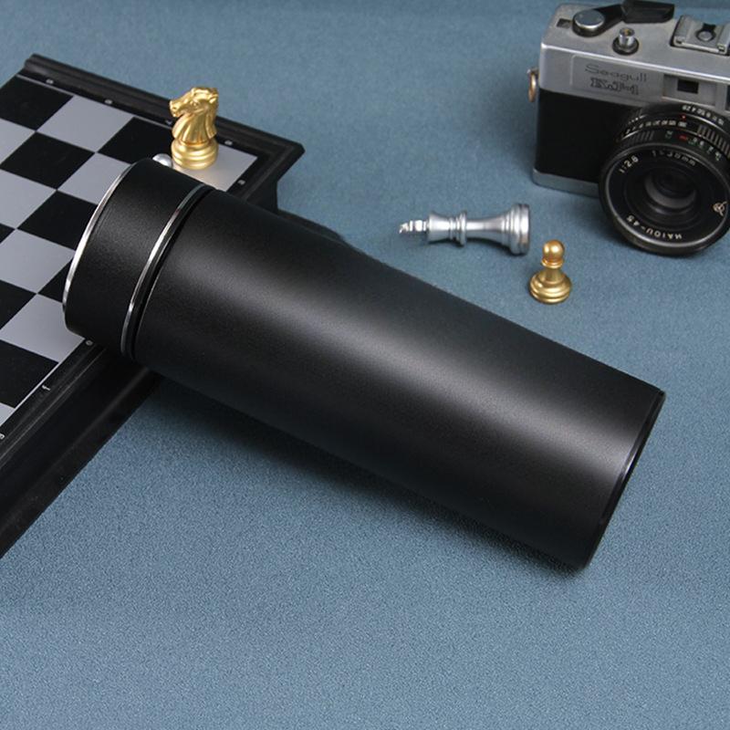 

Термос из нержавеющей стали 304L, простая автомобильная офисная рекламная деловая чашка с чайной перегородкой 500ml