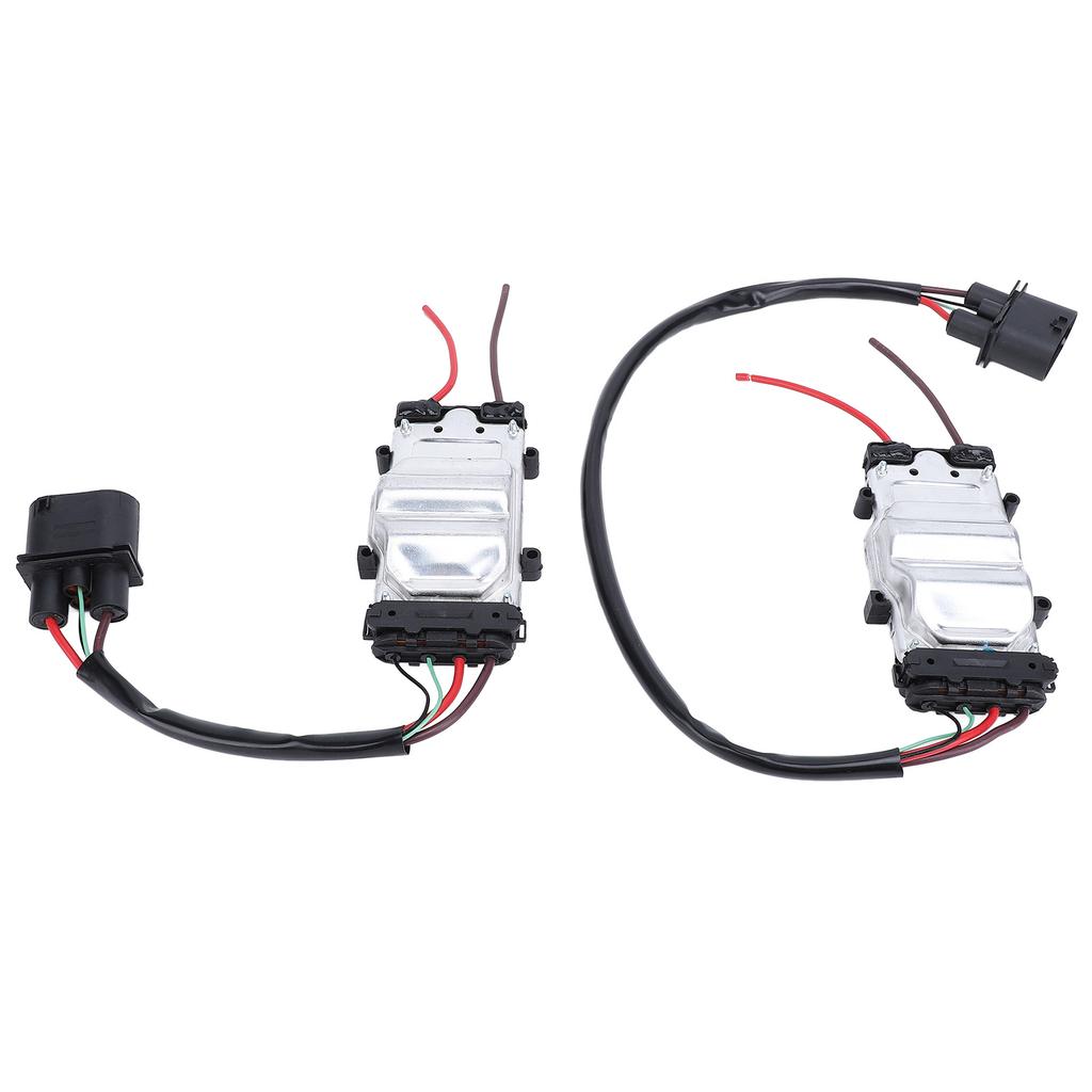 2Pcs Front Fan Control Module 4F0121003F Precise Operation Engine Cooling Fan Control Module for A6