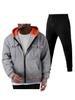 Men's Multi-Pocket Zipper Hoodie Sweatshirt 220g Fabric - Same Day Shipping