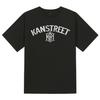 Khan 6312 Ktb0174 Lettering Old Khan Short Sleeve T-Shirt - Black
