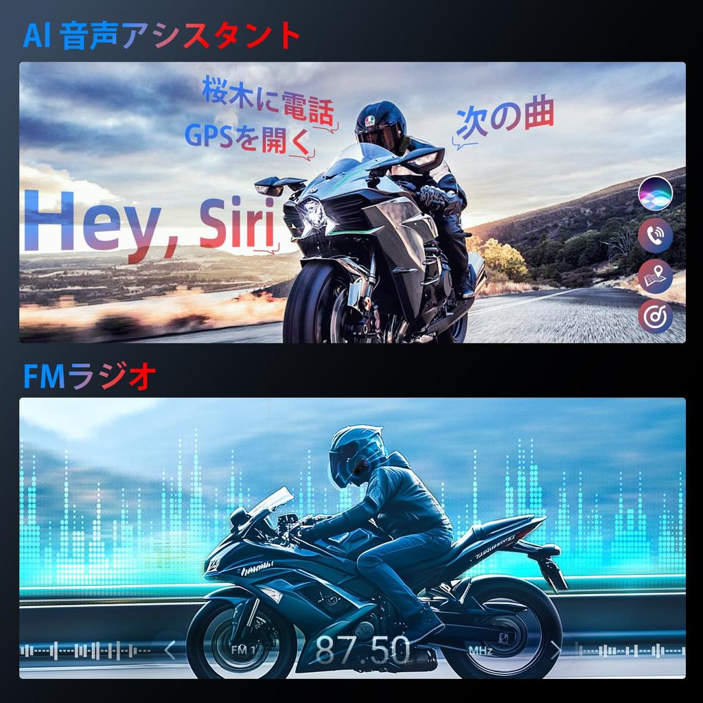 Motocyklový Moman H2 PRO 1000m komunikace simultánní DSP CVC hudba IP65 hlasové pokyny hudba IP65 snadný k japonským pokynům pro více 1