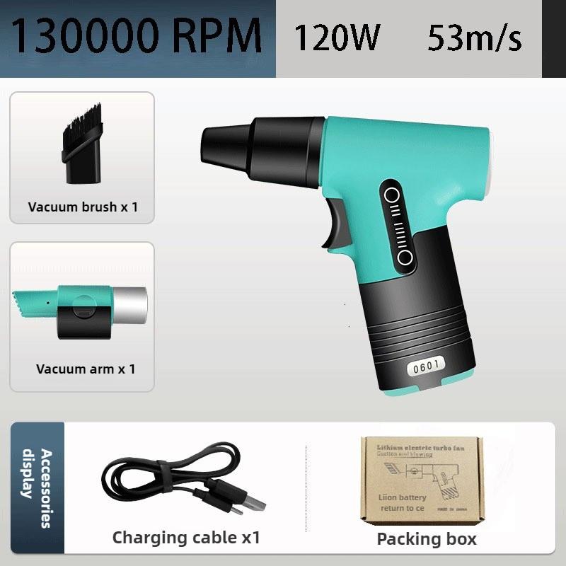 

130000 об/мин многофункциональный всасывающий и нагнетательный вентилятор перезаряжаемый кемпинговый мощный турбовентилятор уличный небольшой ручной вентилятор