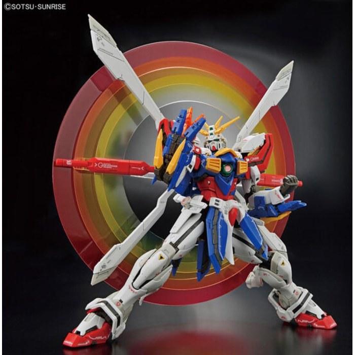 Bandai SPIRITS RG Mobile Fighter G Gundam God Gundam 1/144 Scale Color-Coded Plastic Model Multicolor (1 Count)