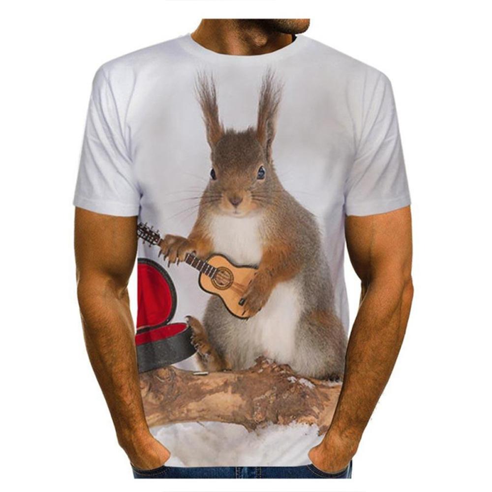 NEW Fashion Cool 3D Wolfs Print Shirt Four Season Men T Shirts Tops Casual Male O-neck Short Sleeves Shirts Four Seasons T-shirt