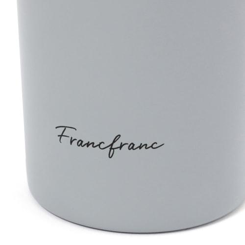 Francfranc Stainless Steel Tumbler with Lid, 650ml, Gray, Double-Layer Vacuum-Resistant, Insulated for Hot or Cold Drinks, Perfect for the Office or a