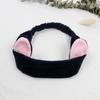 2021 Soft Velvet Spa Headband Korean Skincare Cat Ear Face Wash Headbands for Makeup Shower Bath