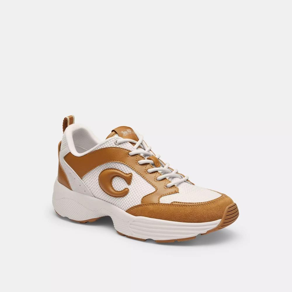 

Кроссовки Coach Strider светлые, меловые. US 11/Regular