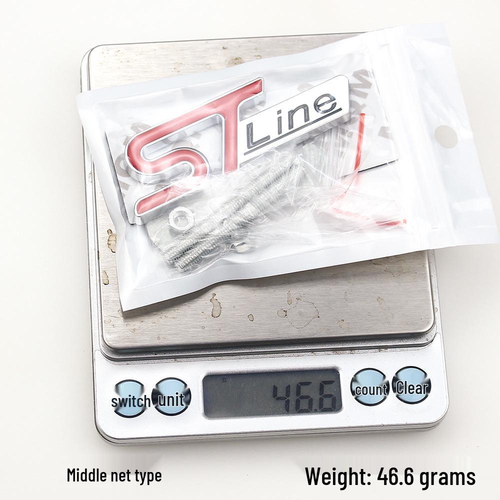 ST-Line Decal for Ford Escape: Rear Door Sport Emblem