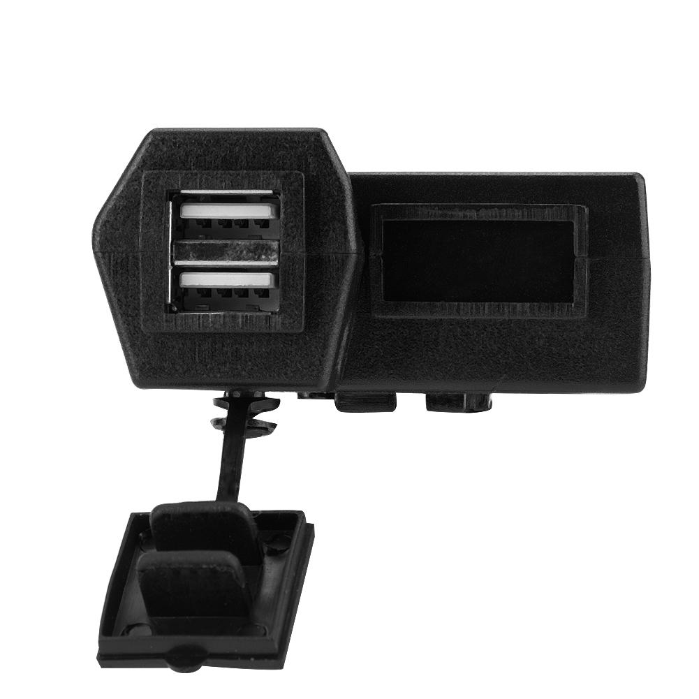 Zásuvka zapalovače cigaret 4 v 1 Duální USB nabíječka LED voltmetr s vypínačem Pro motocykl