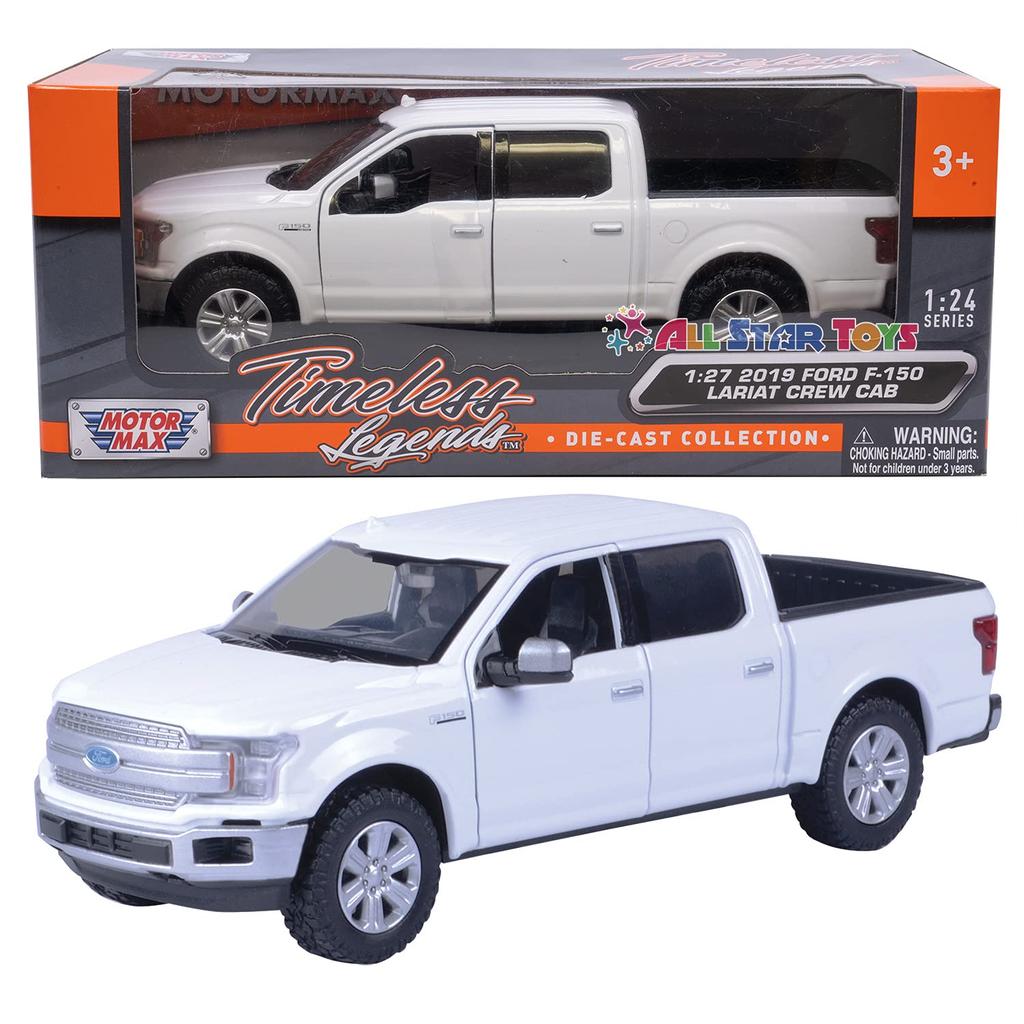 MotorMax Ford Lariat 2019 Crew Cab Pickup Truck 79363WH 1/27 F-150 (White)