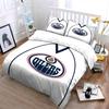 "Oilers Logo Bed Set Design" Print Bedding Set Duvet Cover Pillowcases (1* Duvet Cover 2* Pillowcases Do Not Include Comforter)