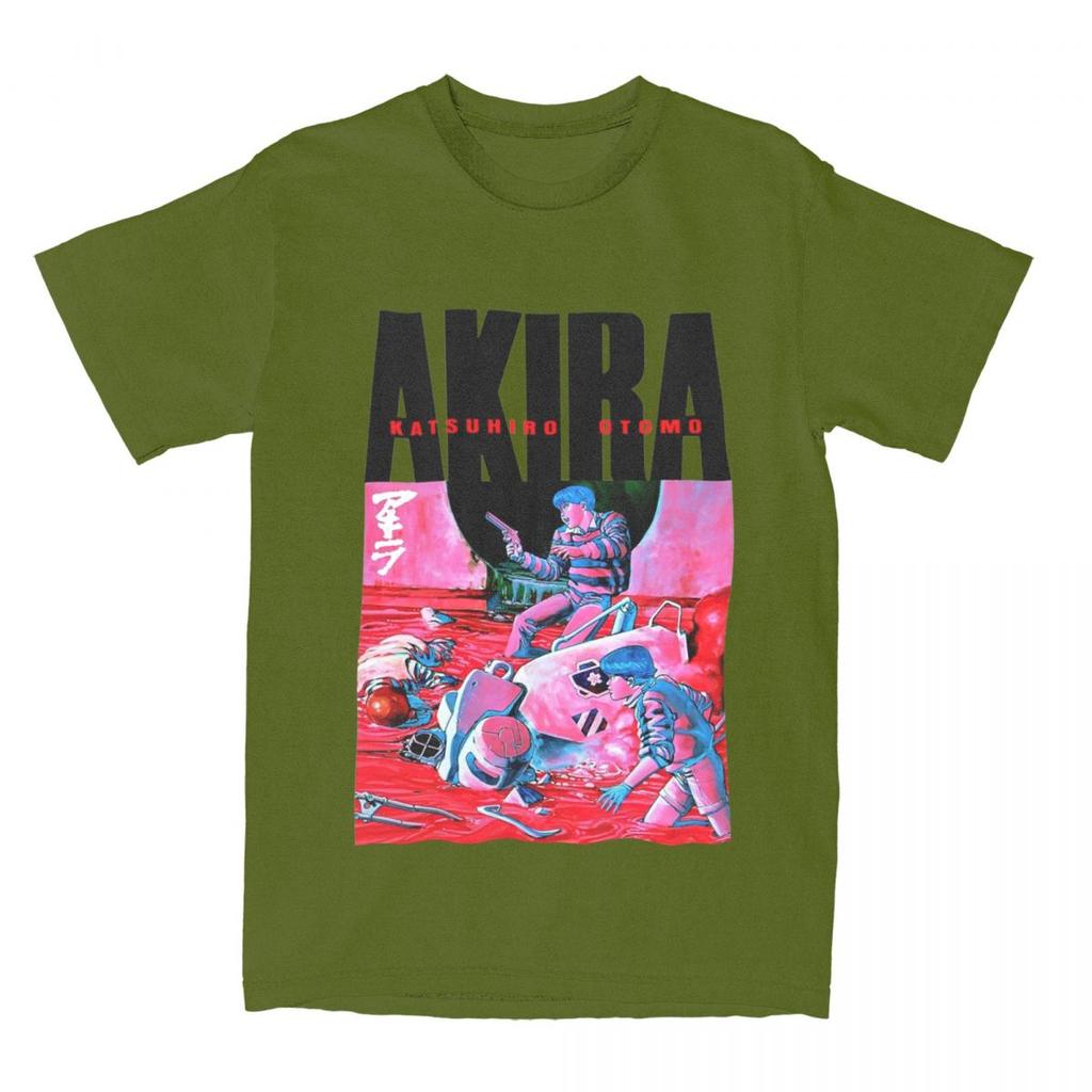 Unisexs TShirt Akira Anime Japan Vintage Japanese Unisexga TShirts Hipster Summer Tees Vintage Casual 100 Cotton Tops Gift