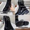 2025 New Versatile British Wind Locomotive Boots Flat-bottomed Thick-soled Korean Version Short Boots Student Black Martin Boots Women