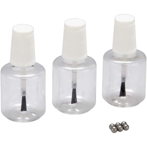Wave Finish Products Series Plastic Bottle with Brush, Wide Bottle/Large Brush, Painting Tool for Plastic Models, OF-086