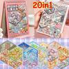 DIY Landscape Sticker Book Cartoon Cabin Scene Decorative Decals 3D Stickers Scene Set  Journal